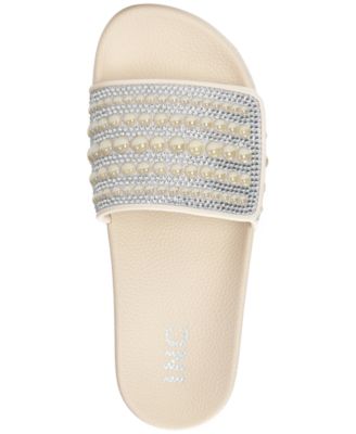 Women's Peymin Pool Slides, Created for Macy's