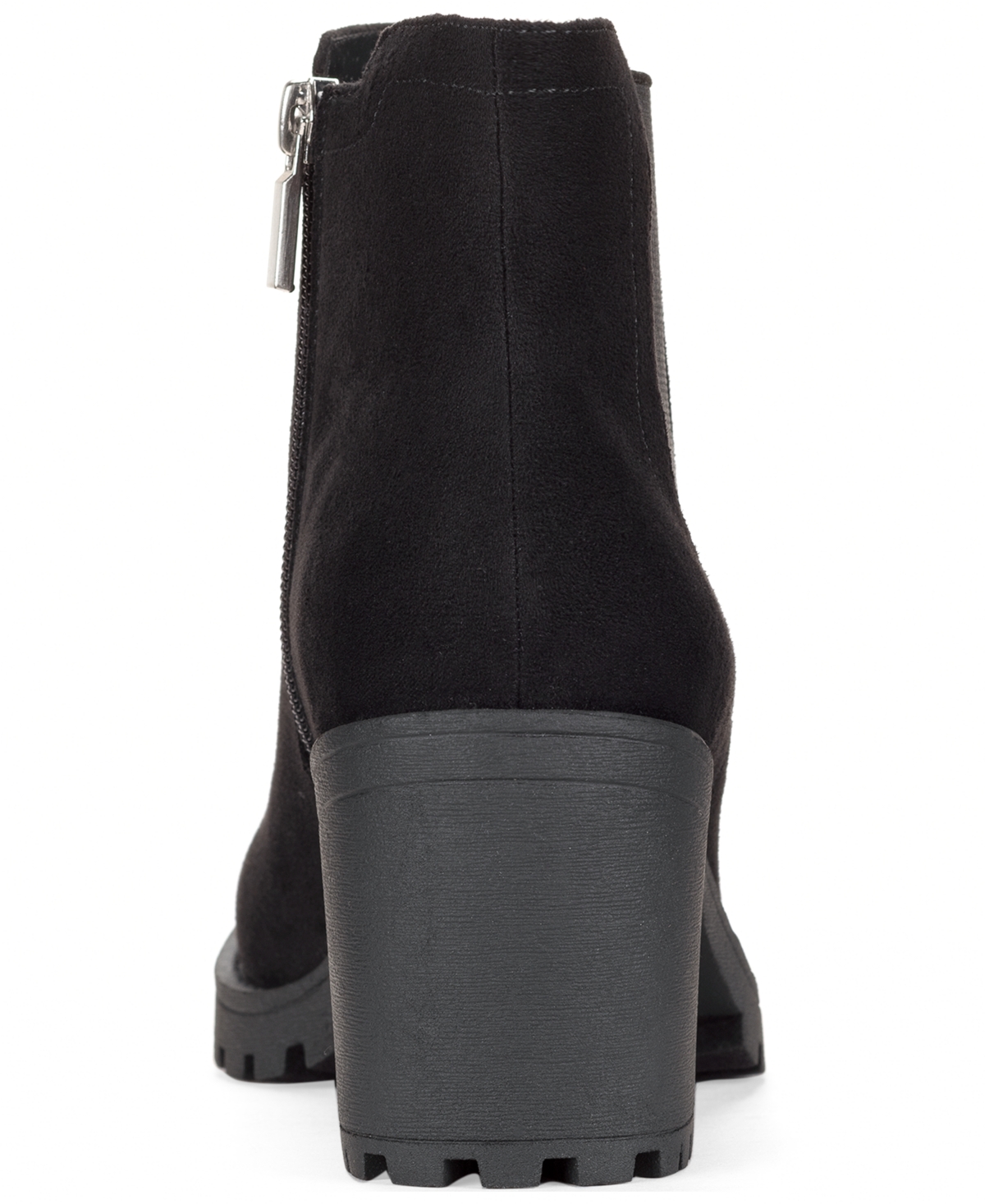 Wild Pair Women's Morghann Round Toe Lug Booties, Macy's Exclusive In Black