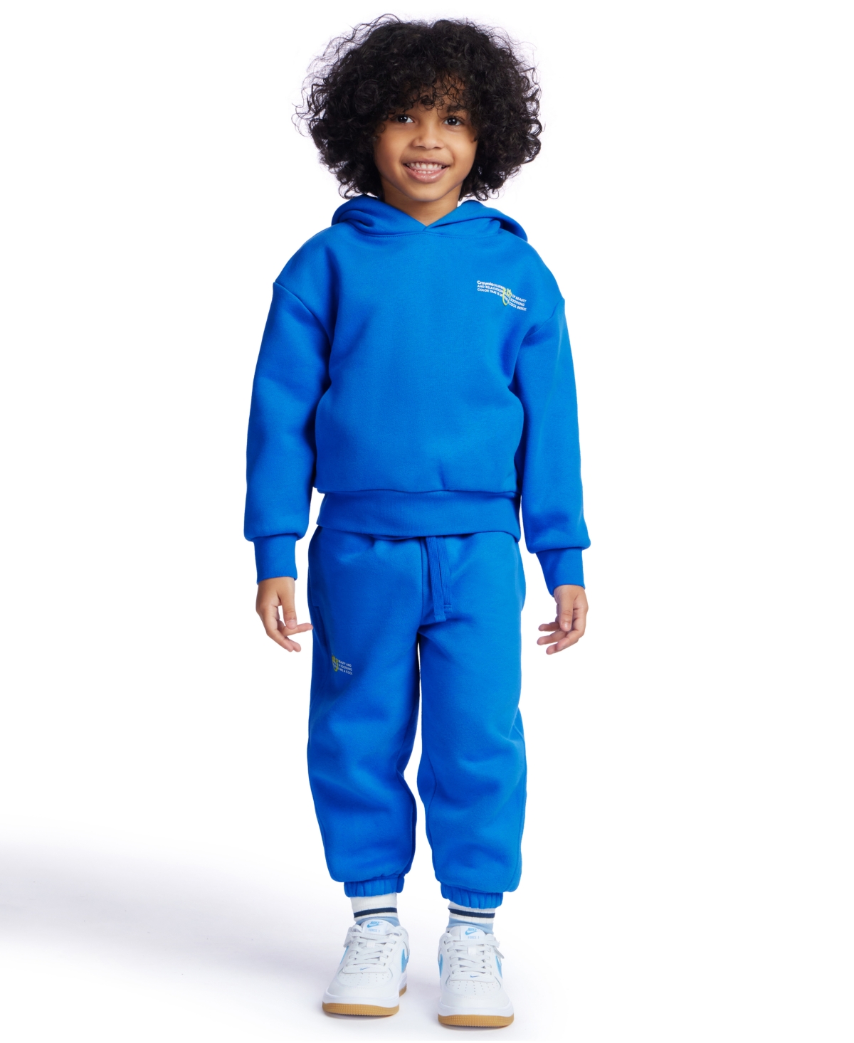 Color Lab Unisex 2t-6x Pull-on Fleece Jogger Pants In Blue