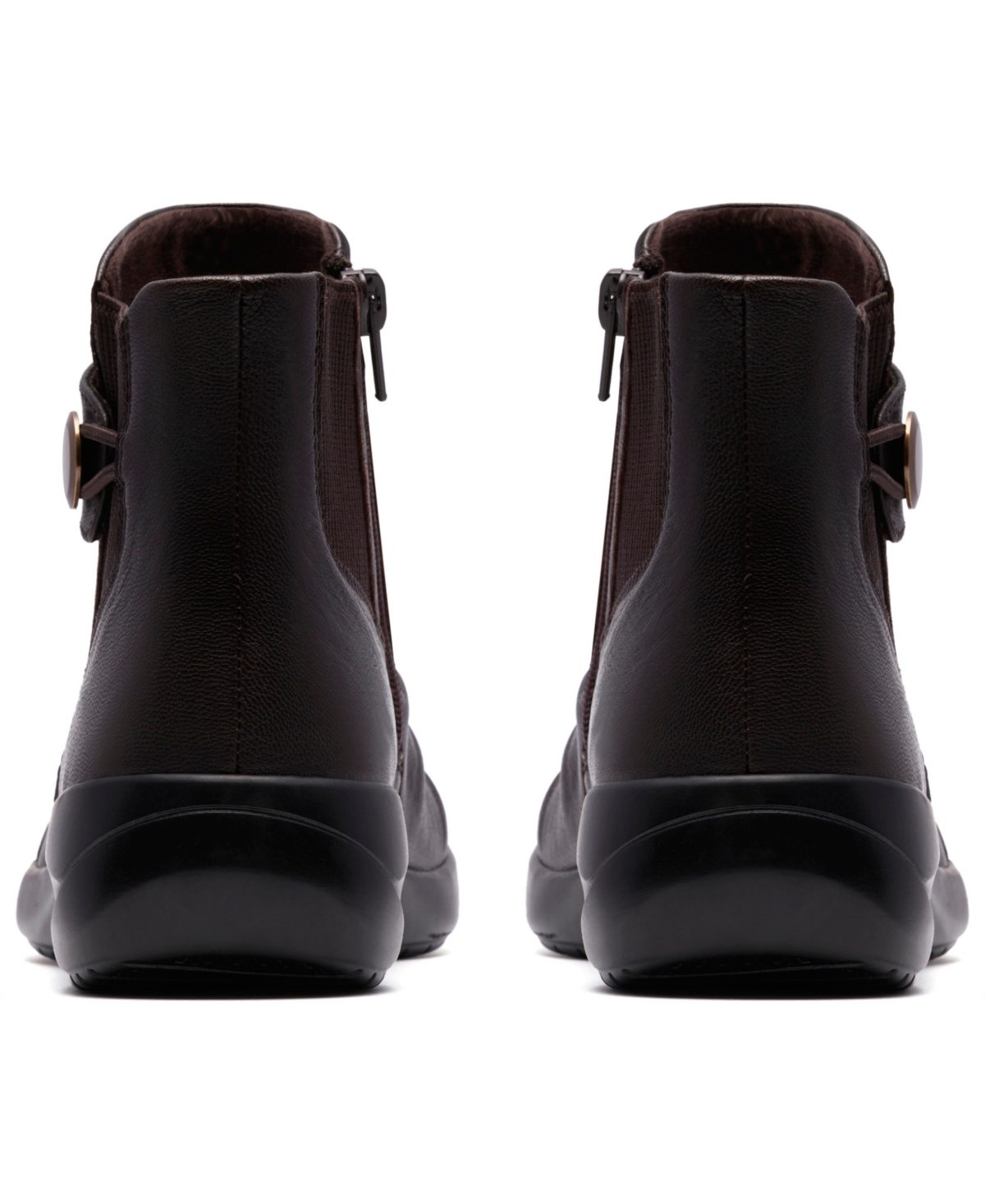 Clarks Women's Kaetlyn Sara Wedge Ankle Boots In Brown