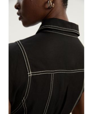 Women's Premium Linen Woven Jumpsuit