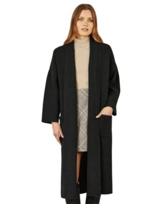 Women's Knitted Maxi Cardigan With Pockets