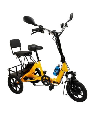 Electric Tricycle for Adults E-Trike with 3-Speed 350W Motor & 28-Mile Range | Compact Foldable Design
