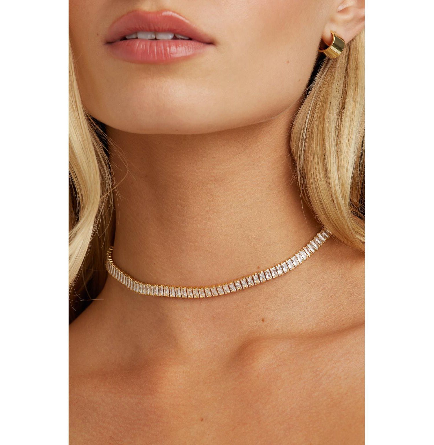 Polly Crystal Choker