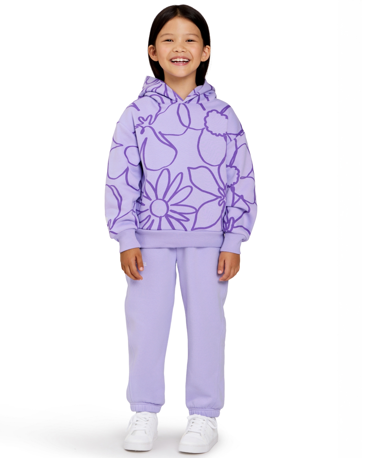 Color Lab Unisex 2t-6x Pull-on Fleece Jogger Pants In Purple