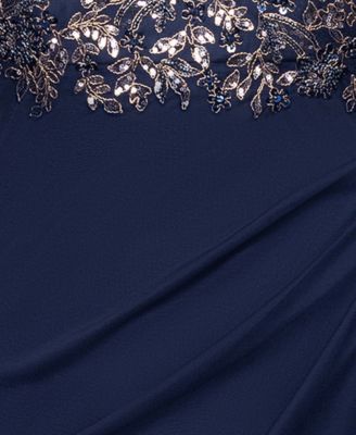 Plus Size Applique Short Sleeves Sheath Dress