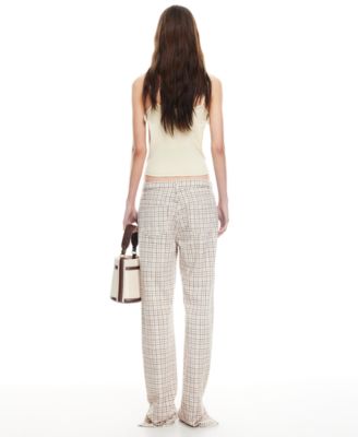 Women's Alabama Checked Detail Jeans