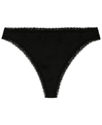 Women's Lace Trim Thongs GPW03080