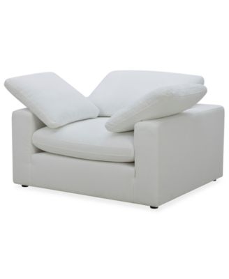 Fog 55" Fabric Accent Chair