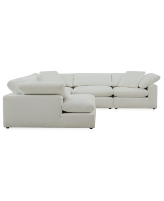 Fog 5-Pc. Fabric Chaise L-Sectional Sofa Set