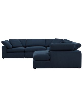 Fog 5-Pc. Fabric Chaise L-Sectional Sofa Set