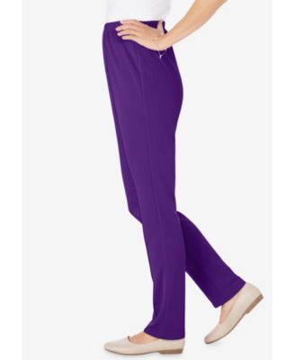 Women's Within Tall Knit Hassle-Free Pull-On Elastic-Waist Pants