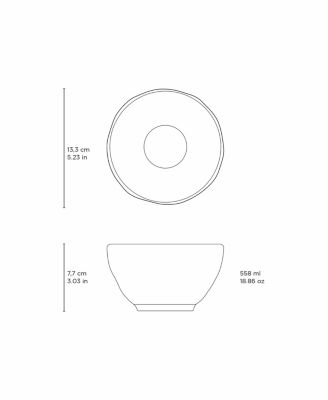 Stoneware Soup Bowls, Set of 6