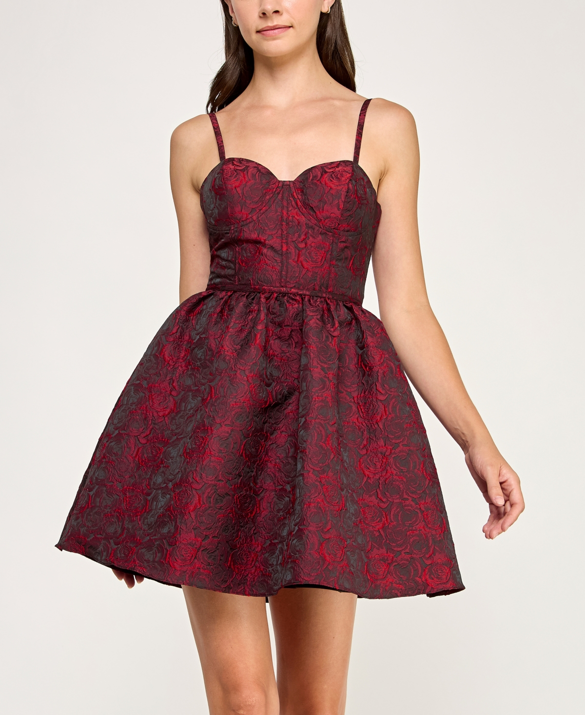 Bcx Juniors' Sleeveless Sweetheart Mini Dress