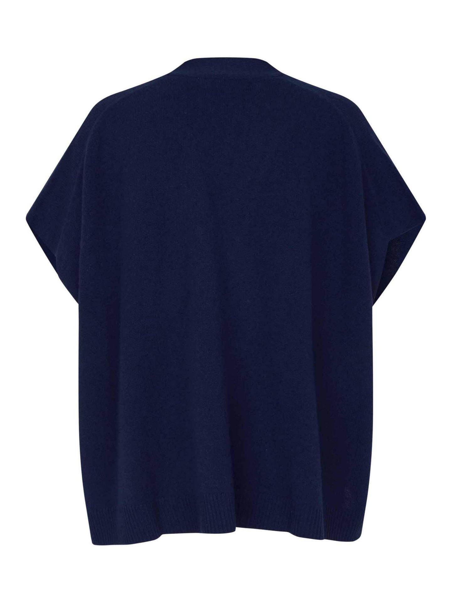 Женский кардиган Masai Copenhagen MaLucanne Short Sleeve V-Neck, цвет: Тёмно-синий — фото 4