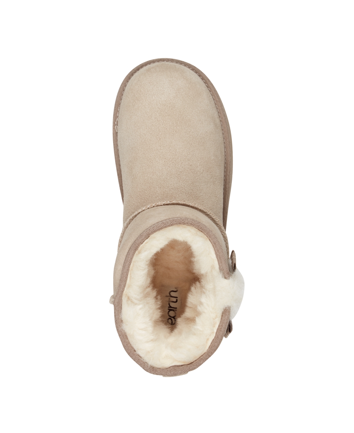 Earth Women's Worldly Round Toe Casual Ankle Booties In Brown