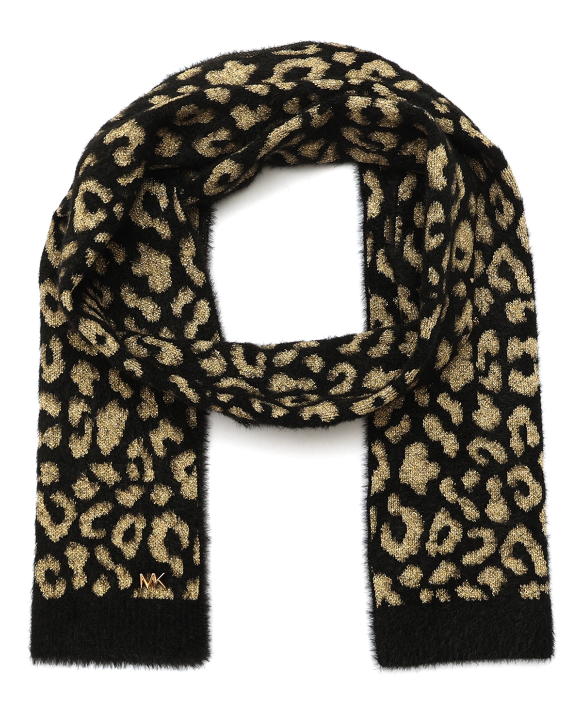 Michael Michael Kors Women's Leopard Metallic Shimmer Scarf