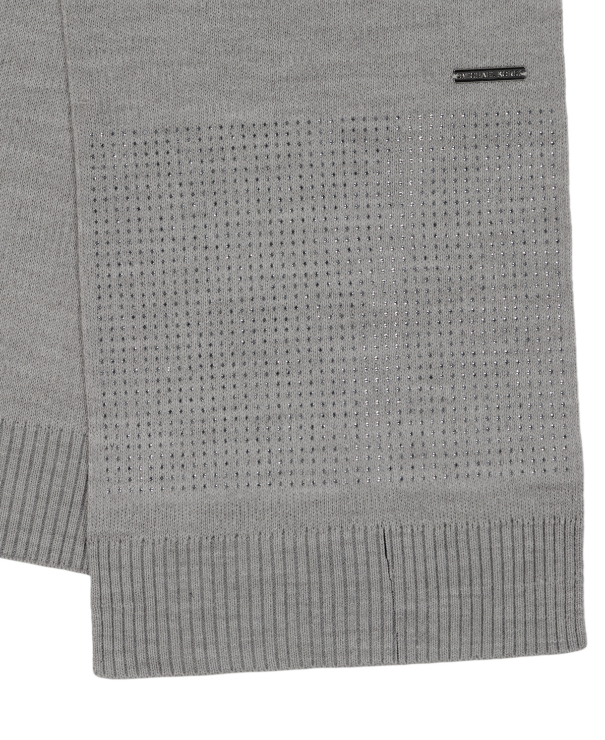 Michael Kors Michael  Women's Crystal Stripe Scarf In Gray