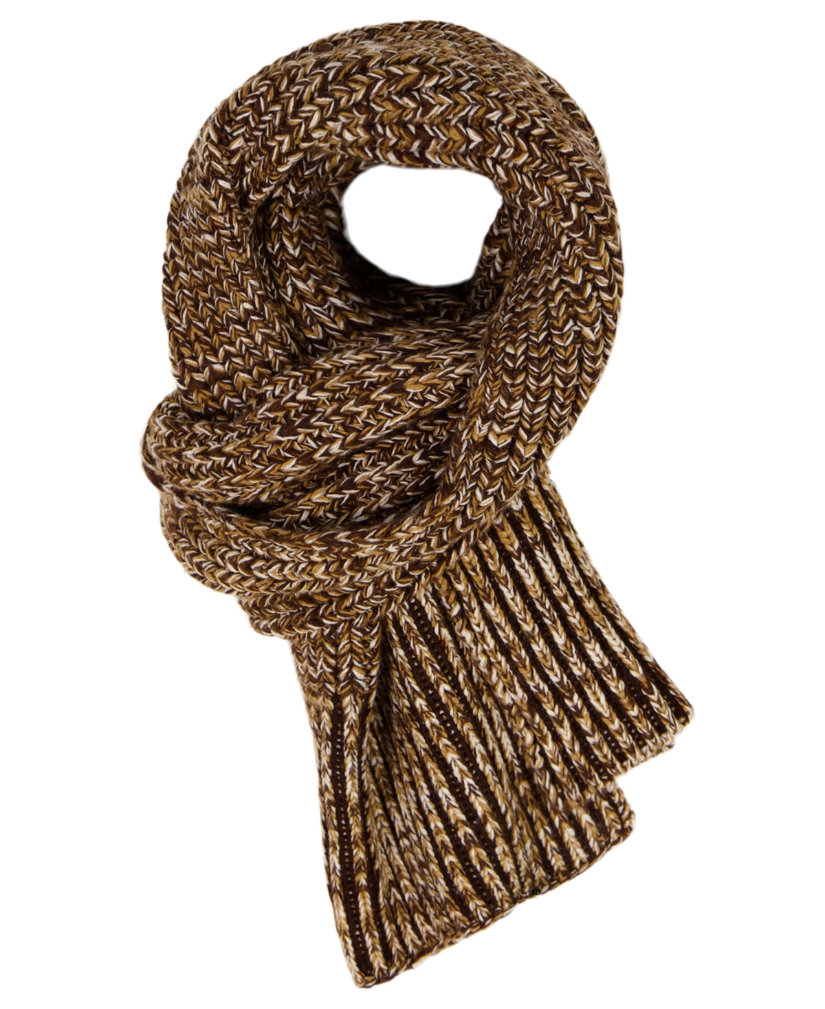 Michael Kors Michael  Women's Marled Knit Scarf In Brown