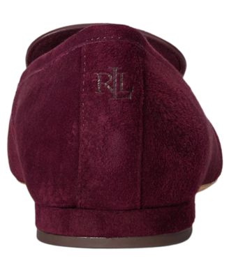 Women's Londyn Sheep-Suede Kiltie Ballet Flats