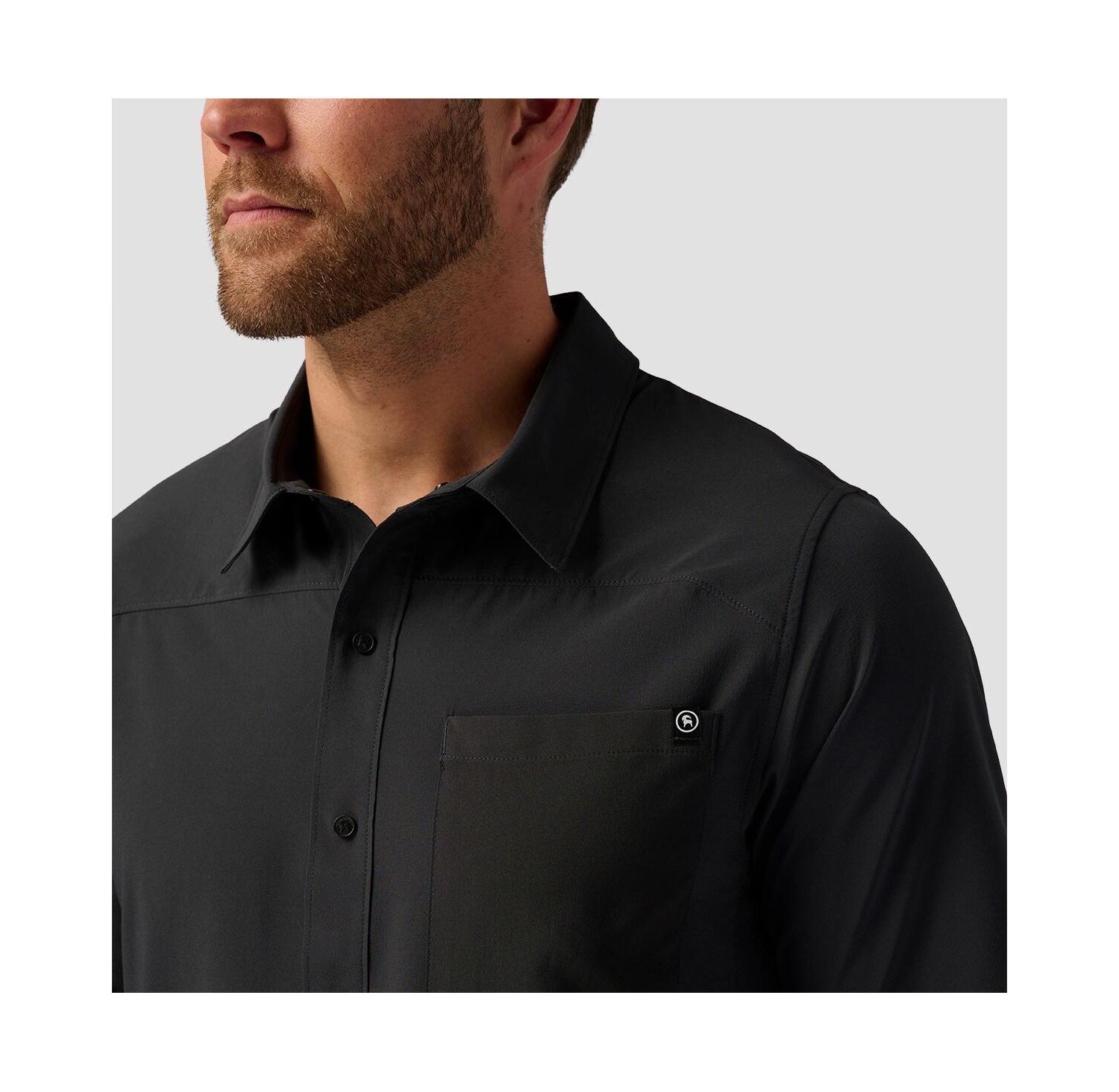 Men's Slickrock Button-Up Jersey Mountain Bike Jerseys Short Sleeve T-Shirt