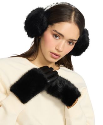 Women's 2-Piece Snake Band Earmuff and Gloves Gift Set