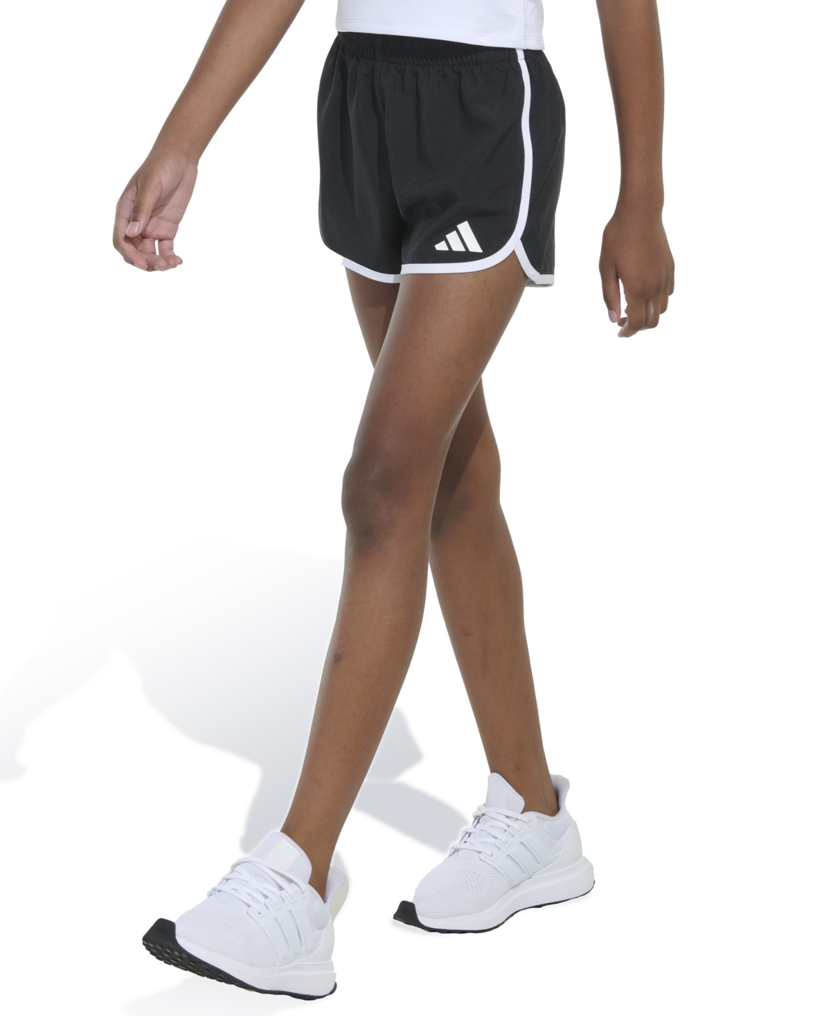 adidas Girls 8-16 Pacer Pull-On Shorts