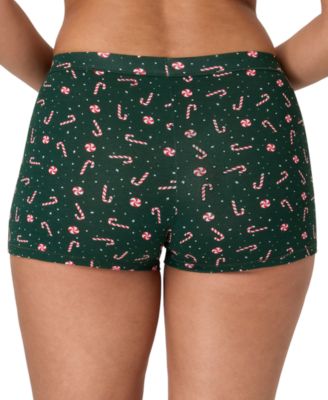 Women's 4-Piece Boxer Brief Underwear Assorted Bonus Pack