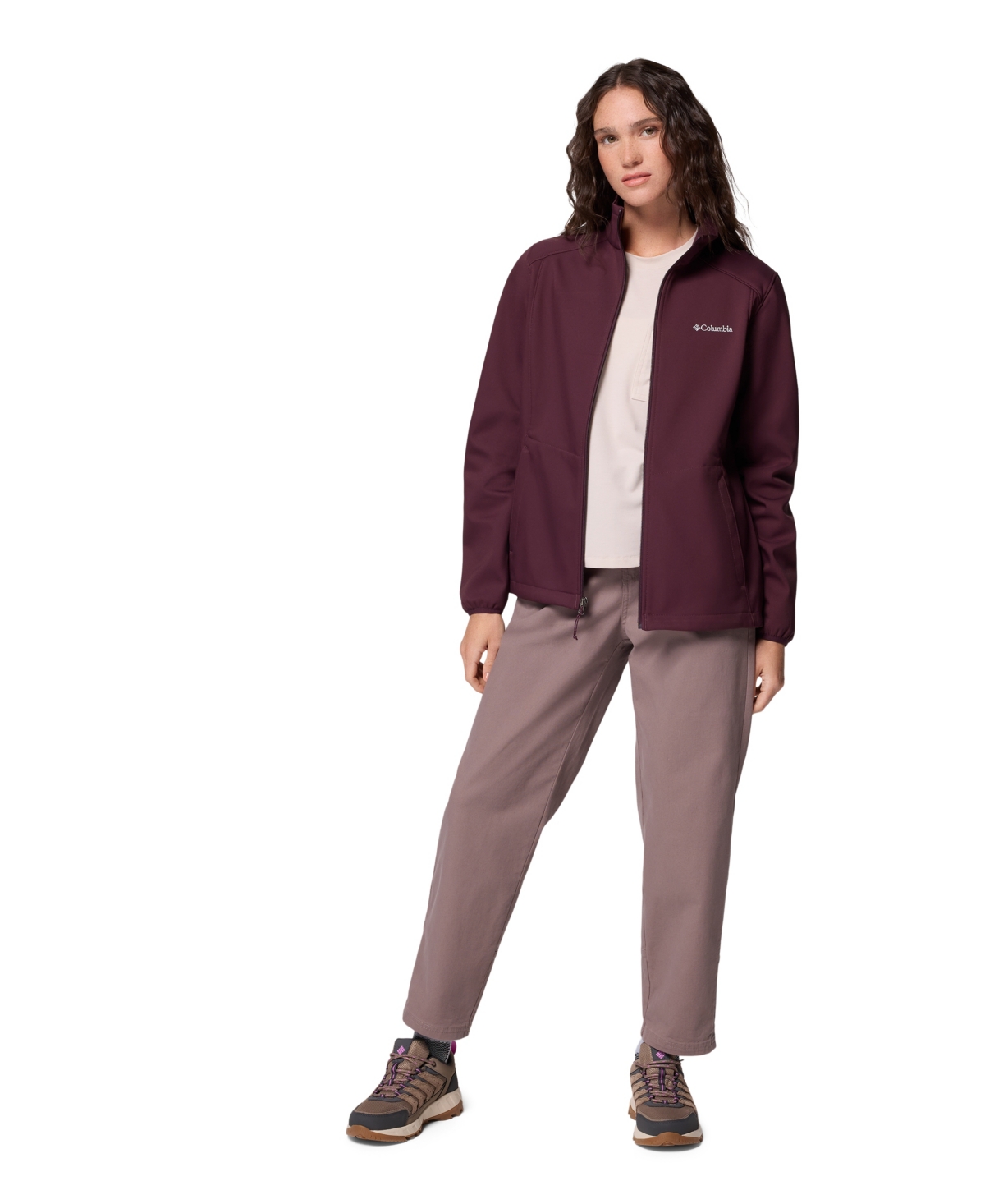 Columbia Women's Kruser Ridge Iii High Collar Softshell Jacket In Brown