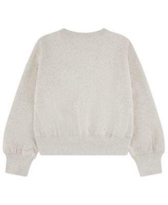 Girls' Multicolor Logo Crewneck Sweatshirt