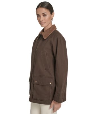 Women's Front Zipper Barn Jacket