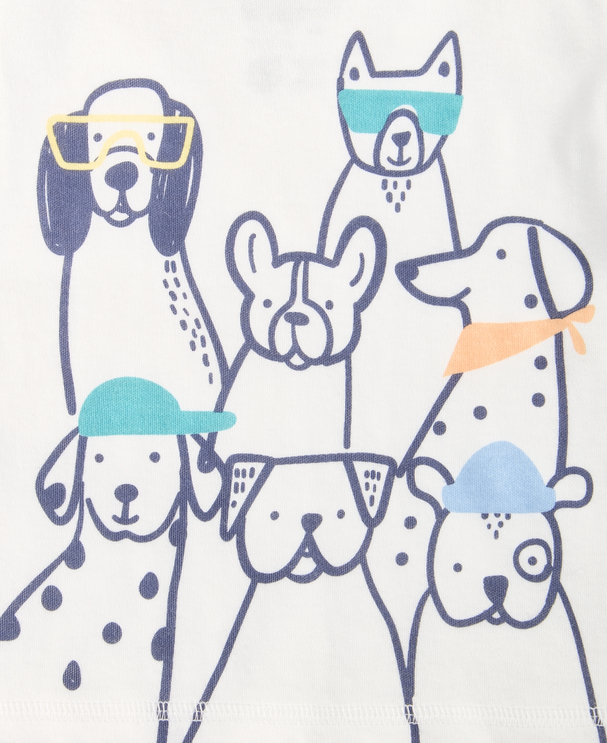 First Impressions Baby Boys Long-Sleeve Stylish Pups T-Shirt, Macy's Exclusive