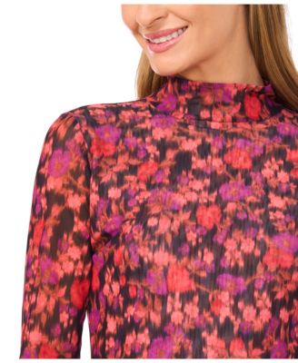 Women's Fitted Long Sleeve Turtle Neck Top