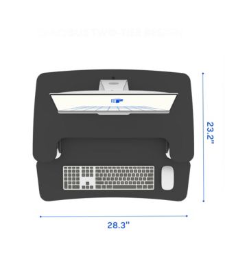 M7 Series 28"W Manual  Adjustable Standing Desk Converter