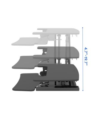 M7 Series 42"W Manual  Adjustable Standing Desk Converter