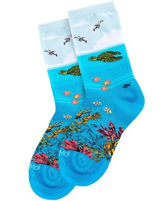 Women's Reef Limited Edition Cotton Blend Crew Sock