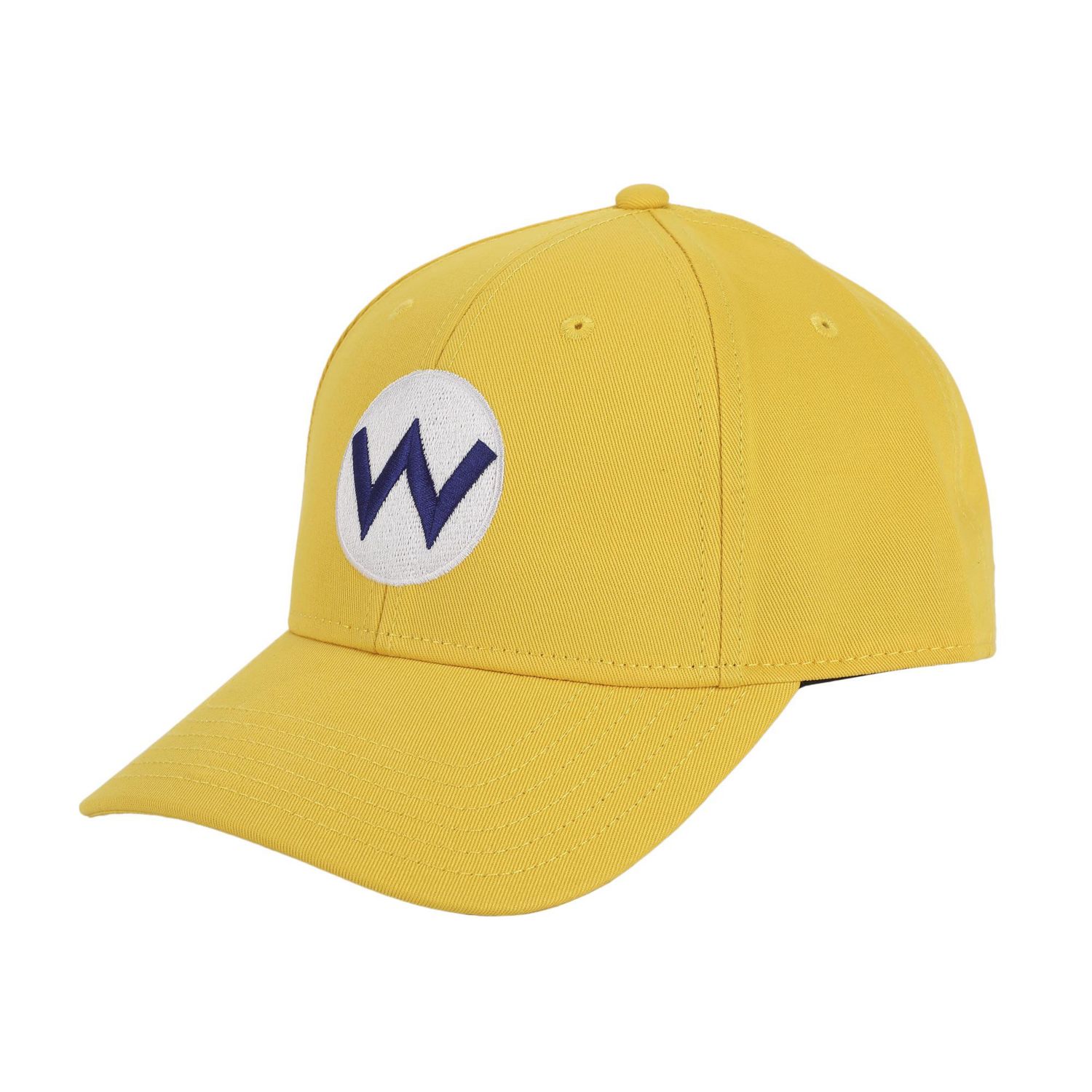 Men's Wario Embroidery Cotton Twill B2 Structured Baseball Cap Traditional Adjustable