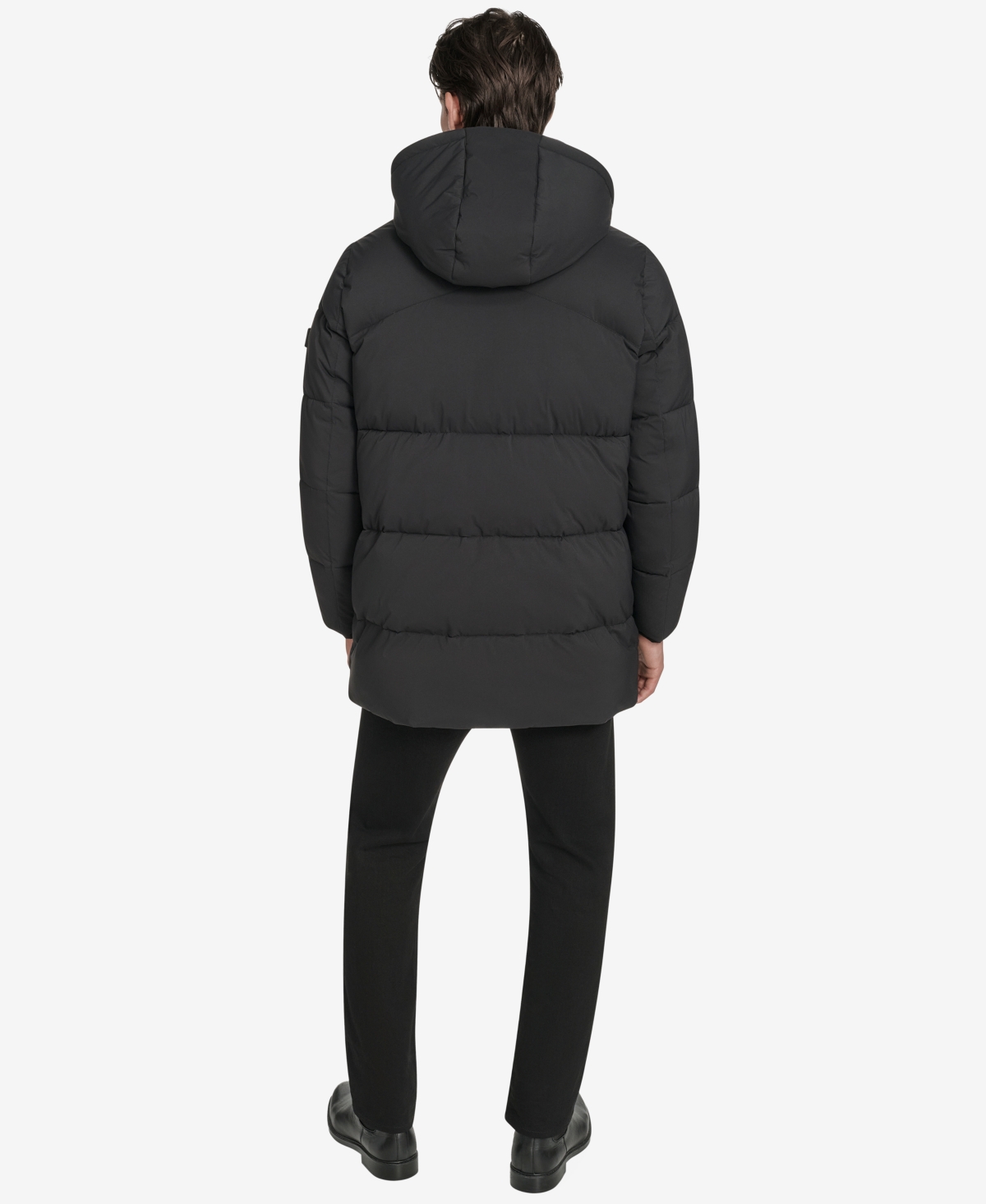 Marc New York Men's Millstream Tech Down Parka Jacket In Black