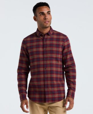 Original Penguin - Men's Flannel Slim Fit Long Sleeves Shirt