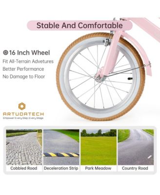 16-Inch Kids Bike for Ages 5-9 with Lightweight Magnesium Frame, Training Wheels & Dual Brakes for Safe Riding