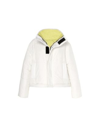 Women's Reversible Cropped Sustainable Down Coat
