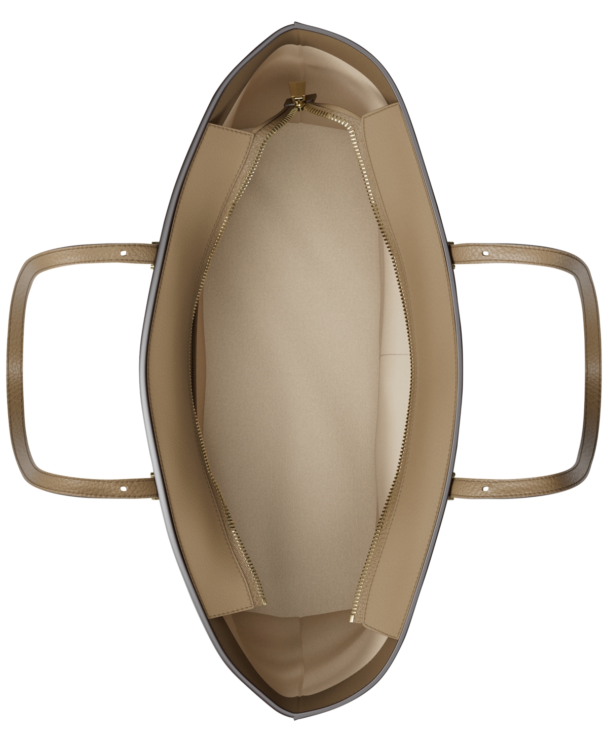 Michael Kors Quinn Large Pebbled Leather Tote In Brown