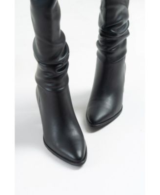 Women's Vianella Block Heel Knee High Boot