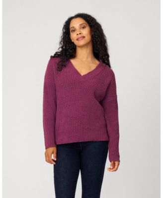 Women's Cozy Luxe Lounge V-Neck Sweater