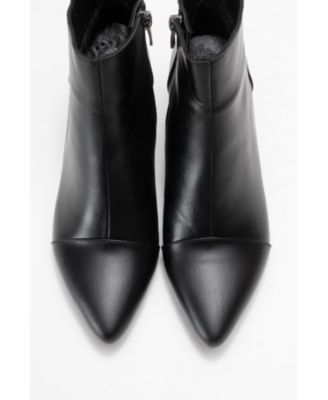 Women's Gael Leather Block Heel Boot