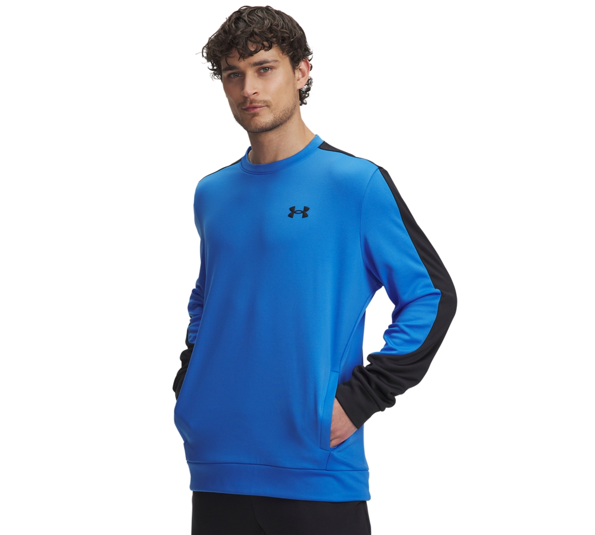 Under Armour Men's Crewneck Sweatshirt In Blue