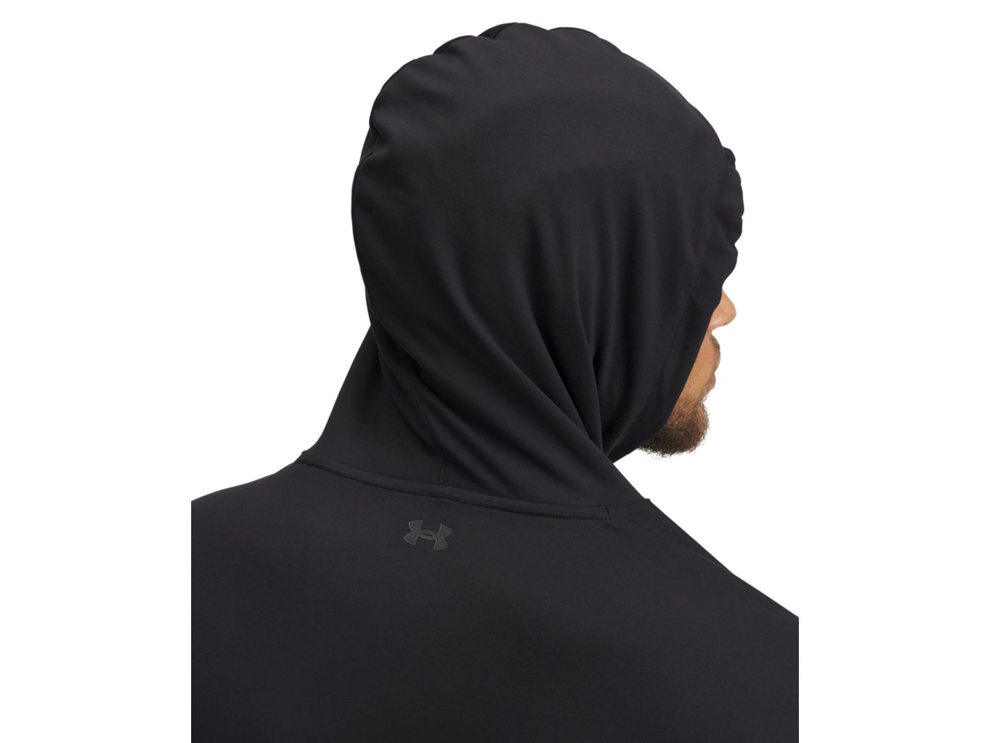 Мужское худи Under Armour Motion Regular-Fit, цвет: Чёрный / Тёмно-серый — фото 3