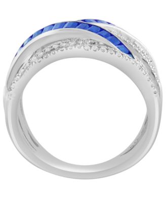 Diamond (3/8 ct. t.w.) and Multi-Gemstones (1-3/4 ct. t.w.) Ring in 14k Yellow Gold (also in Rose Gold and White Gold)