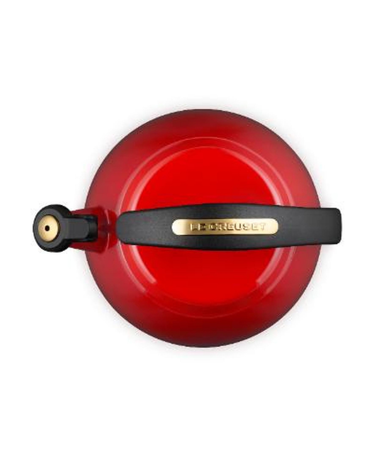 Le Creuset 2.2-quart Enameled Stainless Steel Whistling Cloche Kettle In Red