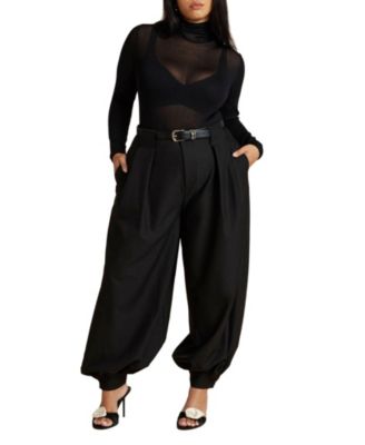 Women's Balloon Trouser With Pleats